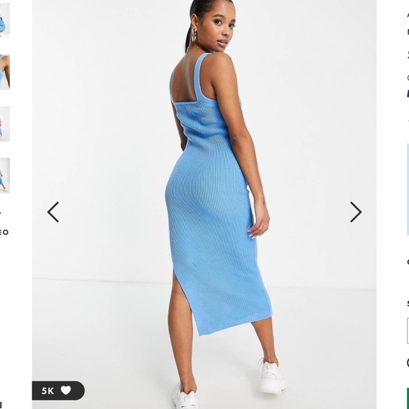 Baby blue tank dress NWT - Picture 3 of 4